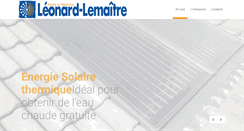 Desktop Screenshot of leonard-lemaitre.be