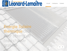 Tablet Screenshot of leonard-lemaitre.be